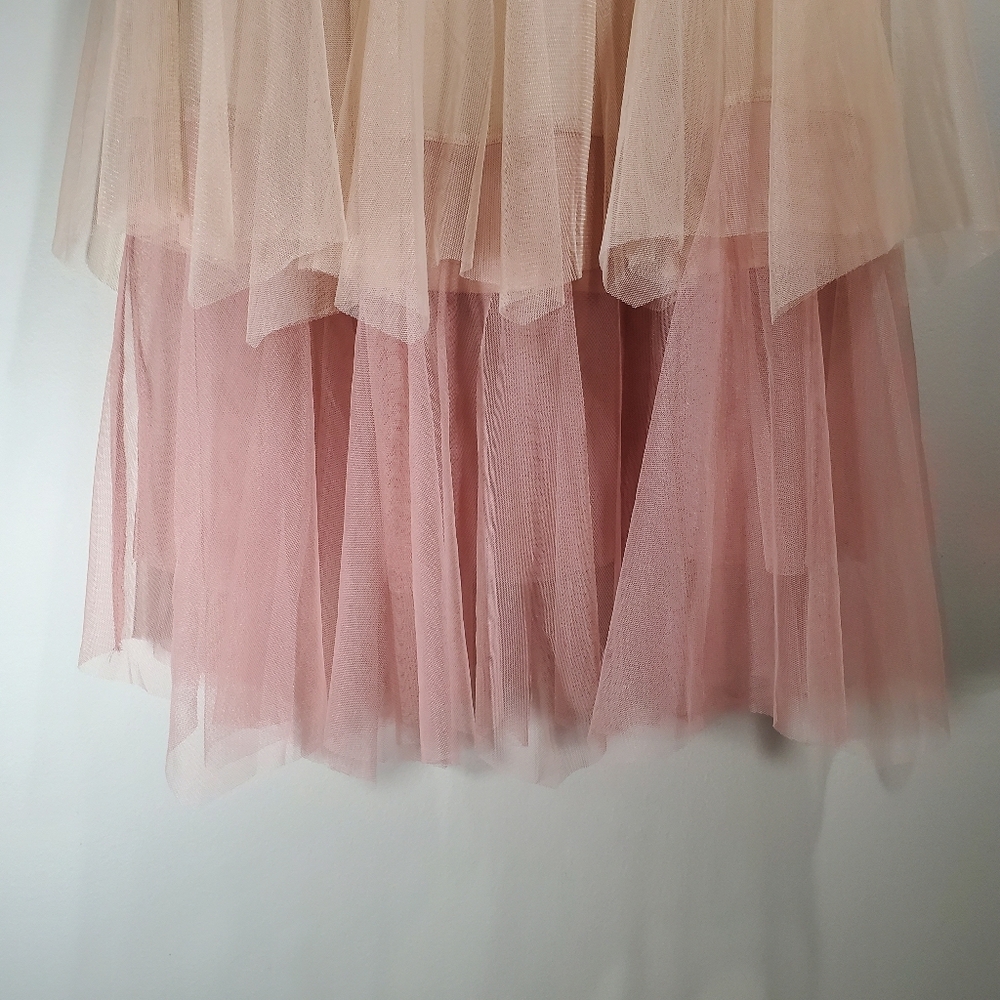 STRUT & BOLT Gradient Style Tiered Mesh Tulle Maxi Skirt Size Med. NEW WITH TAG - Picture 4 of 8